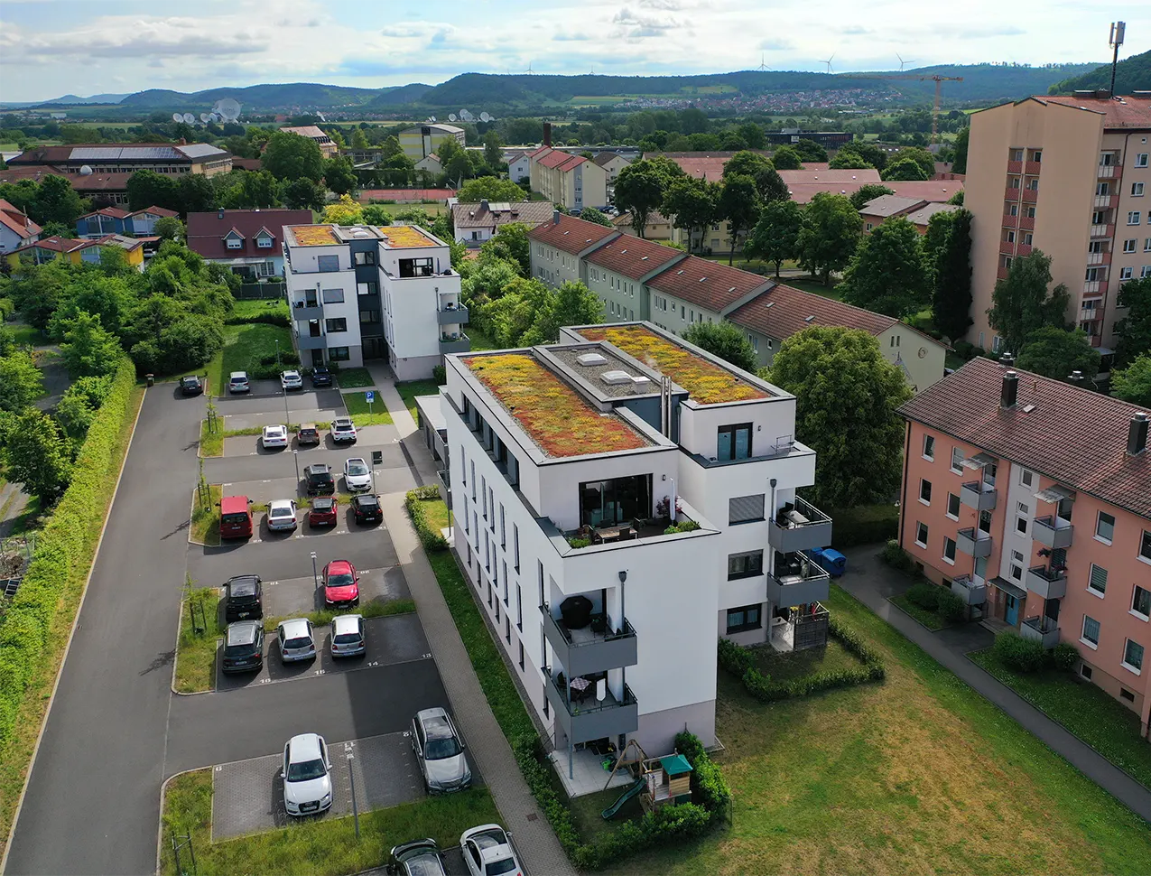 Häuser Friedhofstraße 17-19 WOBAU Hammelburg